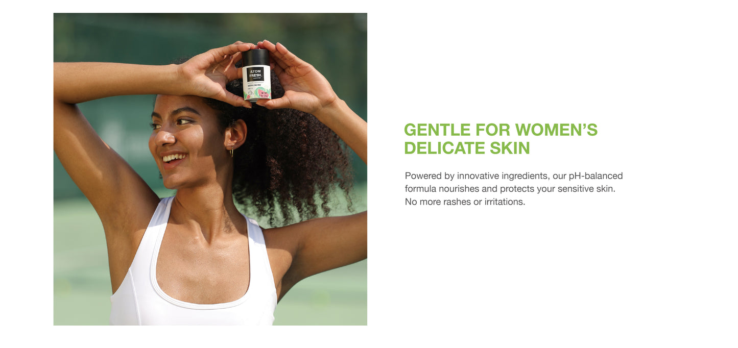 green citrus deodorant for women
